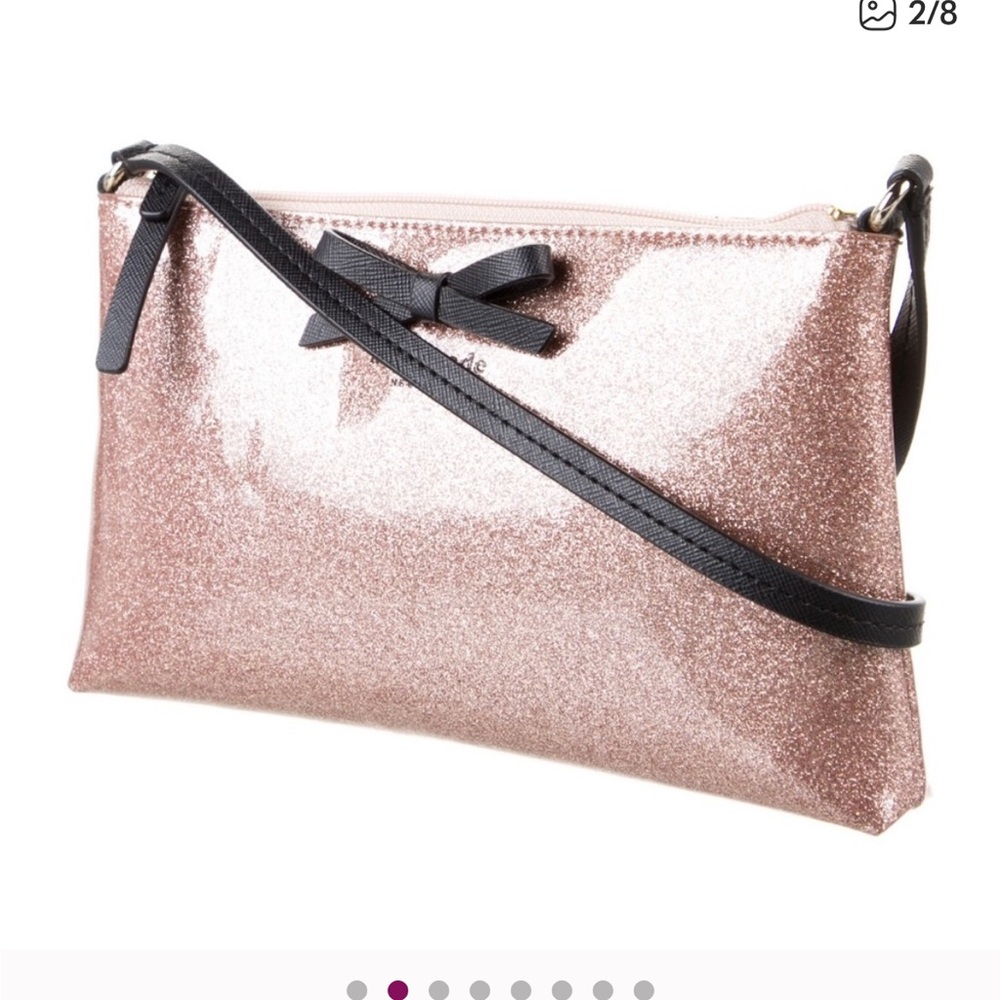 Kate Spade Pink Glitter Crossbody Bag - Picture 2 of 8